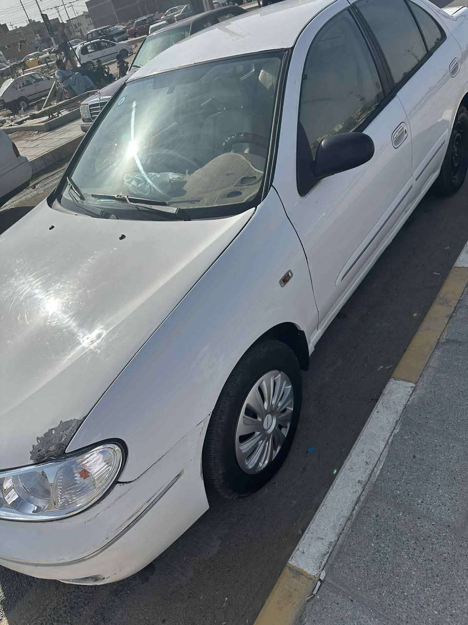 السلام عليكم نيسان صني ياباني موديل 2007 السياره مكفوله بس جاملق مبدل بدونضرار سياره بسمي سنويه 230 مداور ثاني يوم  السعر 70مكاني الناصرية والستفسار اكثر ***********
