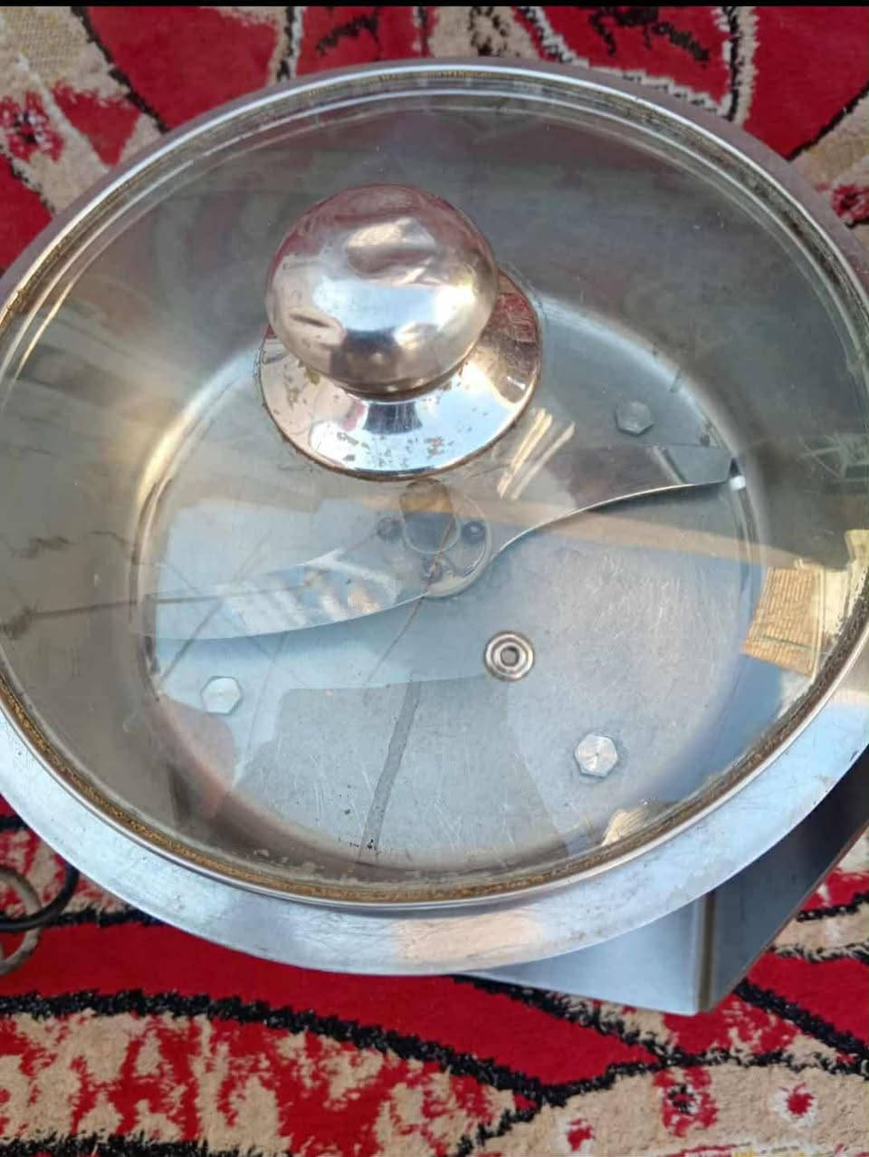 السلام عليكم
مطحنه كهربائية متنقلة
 باله تركية الصنع شركة ايرسوز العالمية 
الحوض يتسع لكيلو ونصف من الذرة او التمن وغيرها... 
السعر ٨٠ وبيها مجال


**إذا كنت صاحب هذا الإعلان وتريد حذفه لأي سبب، رجاءا أرسل رسالة إلى الدعم الفني**