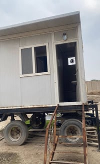 كرفان صحيات متحرك(شاصي اربع اطارات)أبعاد (3في 2.500)متر السعر (مليون و...