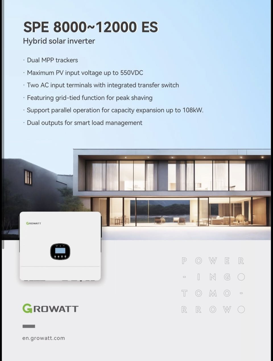 وكيل GROWATT في العراق
البيع بالجملة للمتاجر
لوحات بطاريات انفينترات
واتساب ***********
