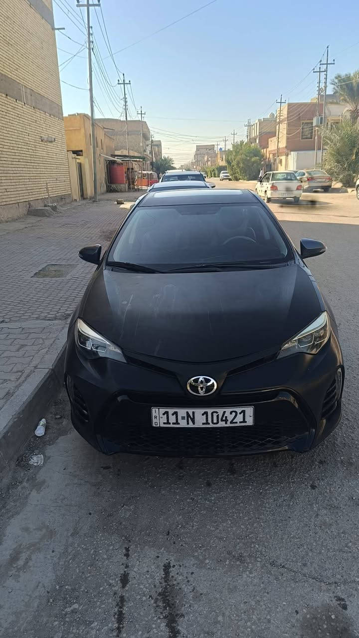 مكلف بلنشر كورلا 2014 فول مواصفات ال s محدثة 2019 se  لون فيلي ضربتها من امريكا جاملغ خلفي عكس السايق  وهنا بالعراق خشم مال جاملغ بي صبغ وبيه قطعتين بارد السعر 122 وبيه مجال السيارة باسمي برغي نقص ما بيه رقم راعيها ‏‪***********‬‏ مكانها كربلاء
