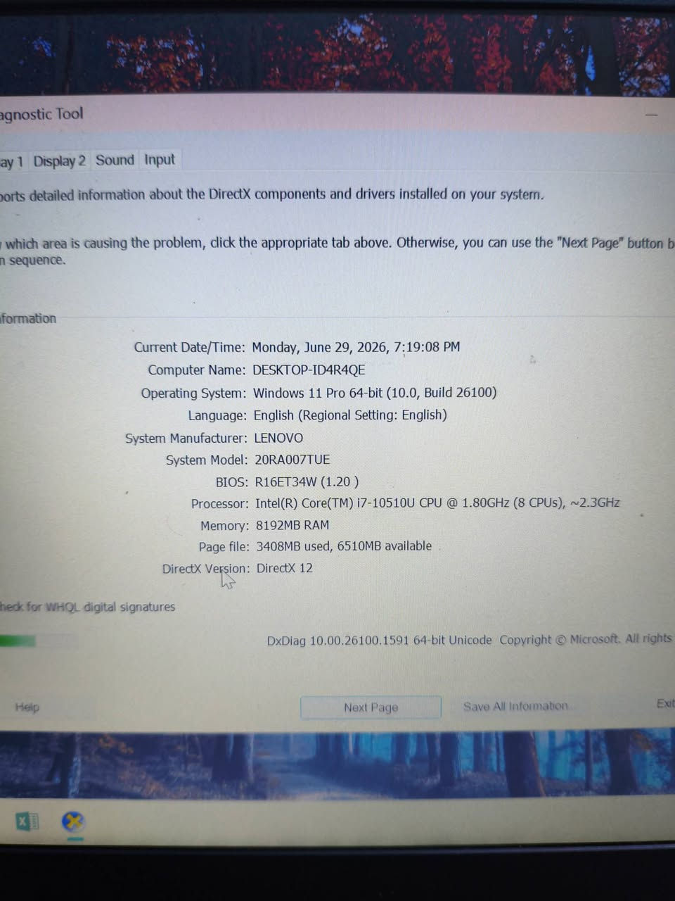 السلام عليكم 

لاب توب Lenovo 
للبيع المواصفات موجودة بالصور ما مستخدمه شي قليل كلش 

سعرها 400 و بيها مجال 

مكان بغداد


**إذا كنت صاحب هذا الإعلان وتريد حذفه لأي سبب، رجاءا أرسل رسالة إلى الدعم الفني**