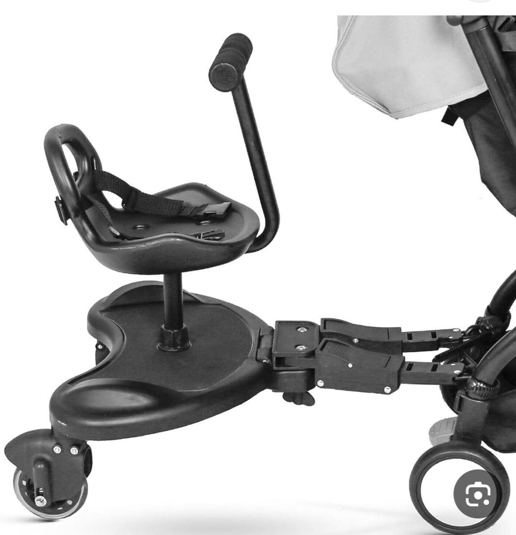 لوح عربة أطفال اصلي   2 في 1 وهو ملحق يُثبت في الجزء الخلفي من عربات الأطفال ليسمح لطفل أكبر سناً بالركوب بجانب الطفل الأصغر.


**إذا كنت صاحب هذا الإعلان وتريد حذفه لأي سبب، رجاءا أرسل رسالة إلى الدعم الفني**