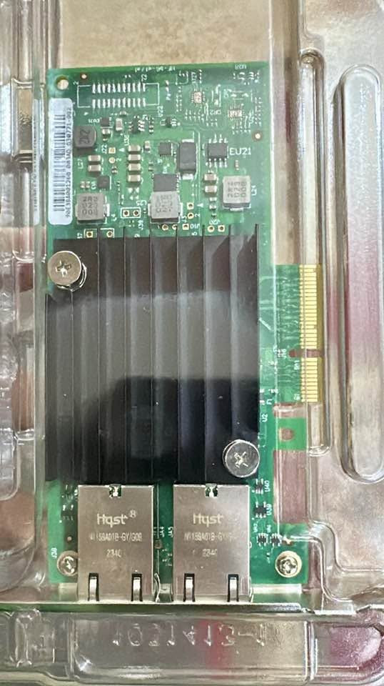 كارت شبكة Intel Ethernet Server Adapter X550-T2
جديد غير مستخدم 
منفذين RJ45 بسرعة تصل إلى 10Gbps،
يدعم سرعات 10G / 5G / 2.5G / 1G / 100M
الي يفيدة ينطي سعر / يوجد توصيل


**إذا كنت صاحب هذا الإعلان وتريد حذفه لأي سبب، رجاءا أرسل رسالة إلى الدعم الفني**