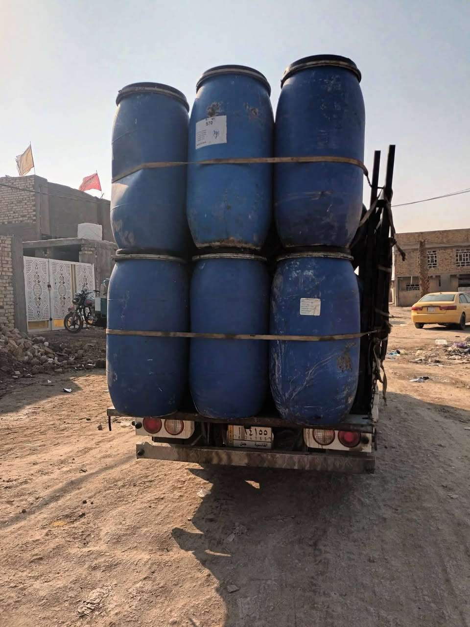 السلام عليكم 
برميل ٢٦٠ اكبر حجم ب٢٥
١٧٠لتر ب١٥
١٢٠لتر.ب١٠
عنوان بابل حي العسكري قرب العلويه حميده بنت الكاظم او المدارس توصيل فقط مركز الحله ***********
