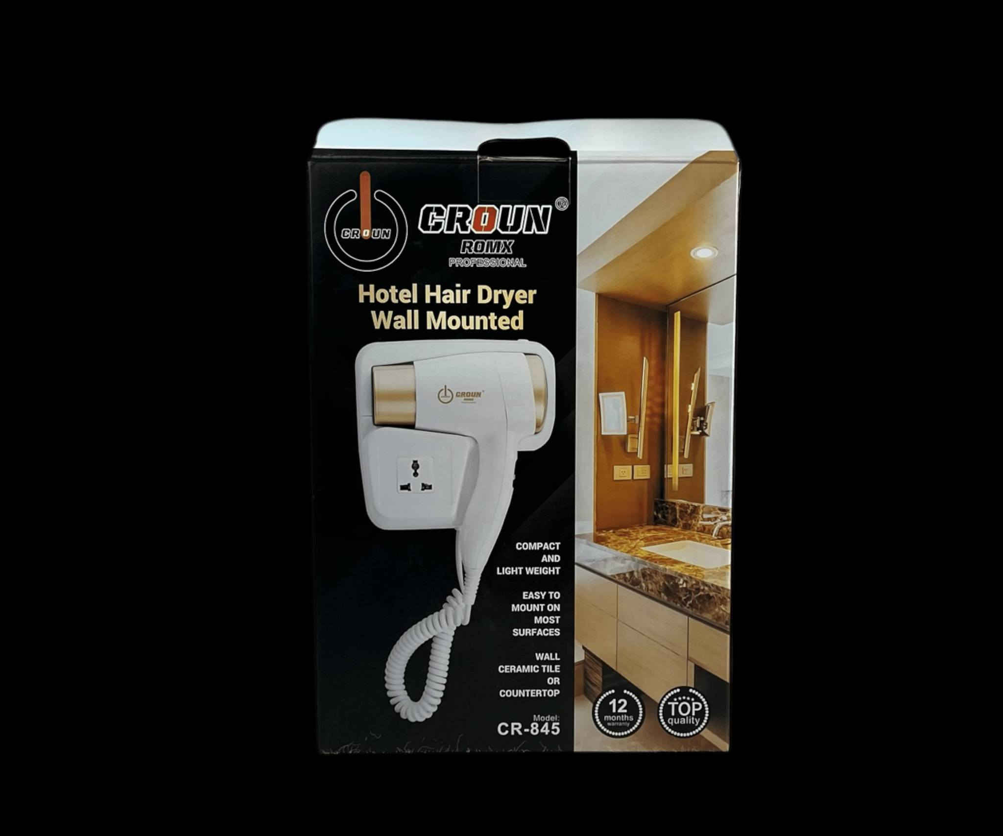 مجفف شعر للحمام ماركة كراون

المميزات:

تصميم خفيف الوزن ومميز مع هيكل من البلاستيك القوي

توزيع متساوي لدرجات الحرارة تمنح المستخدم الثقة والراحة أثناء الاستخدام

يحرر الأيونات السالبة

قاعدة من البلاستيك القوي للتثبيت على الجدار

2 نمط للتشغيل

زر تشغيل إطفاء

سلك دوار 360 درجة يمنح الراحة أثناء الاستخدام

الطاقة: 1300واط

طول سلك الكهرباء: 1 متر

ابعاد المنتج: الطول: 24 سم القطر: 4 سم

الملاحظات:

لم يتم ذكر المنشأ

يحتوي على براغي مخصصة للتثبيت على الحائط
السعر 25الف 
التوصيل بغداد 3الف 
باقي المحافظات 5الف


**إذا كنت صاحب هذا الإعلان وتريد حذفه لأي سبب، رجاءا أرسل رسالة إلى الدعم الفني**