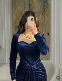 فستان • نيلي • قياس ٤٤/٤٢