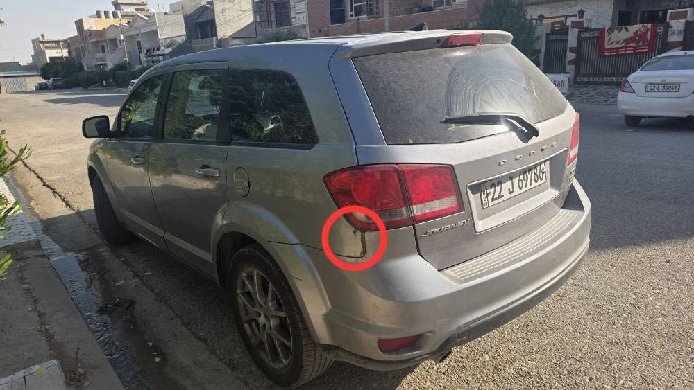 للبيع دوج جورني ٢٠١٧ مواصفات GT/ FLEXFUEL
٦ سلندر 
٧ راكب 
سياره حادثها جملغ  
بدون دواخل بدون كلشي
سياره جديده 
باسمي تحويل وكاله ثاني. يوم 
مكان اربيل 
سعر ١٥٤$ ورقه و بيها مجال
*********** واتساب 

مواصفات: بصمه / شاشه / تحكمات ستيرن /٧ راكب/تبريد مركزي/GT أربيل, العراق
