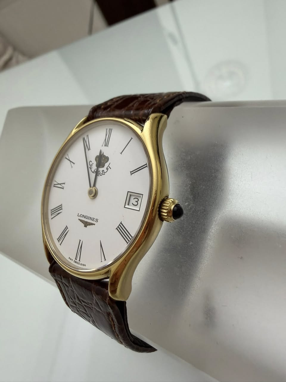 لعشاق الفنتج والتحف الملكيه النادره جداً جداً 

ساعه سويسريه اصليه 100% نوع Longines فنتج مخزنه اوتوماتيك اهداء ملكي من الملك الحسين رحمه الله ماكنه اوتوماتيك قطر 33 مخزنه نظافه 99% بكله اصلي كستك مستبدل بدون مرفقات مطلوب 550 دينار اردني للتواصل على الخاص او على الرقم 0785261118


**إذا كنت صاحب هذا الإعلان وتريد حذفه لأي سبب، رجاءا أرسل رسالة إلى الدعم الفني**