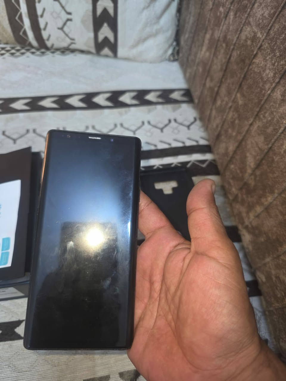 نوت9 جهاز كلش نضيف مامفتوح علبته وياه الأصليه اتصال *********** بغداد, العراق
