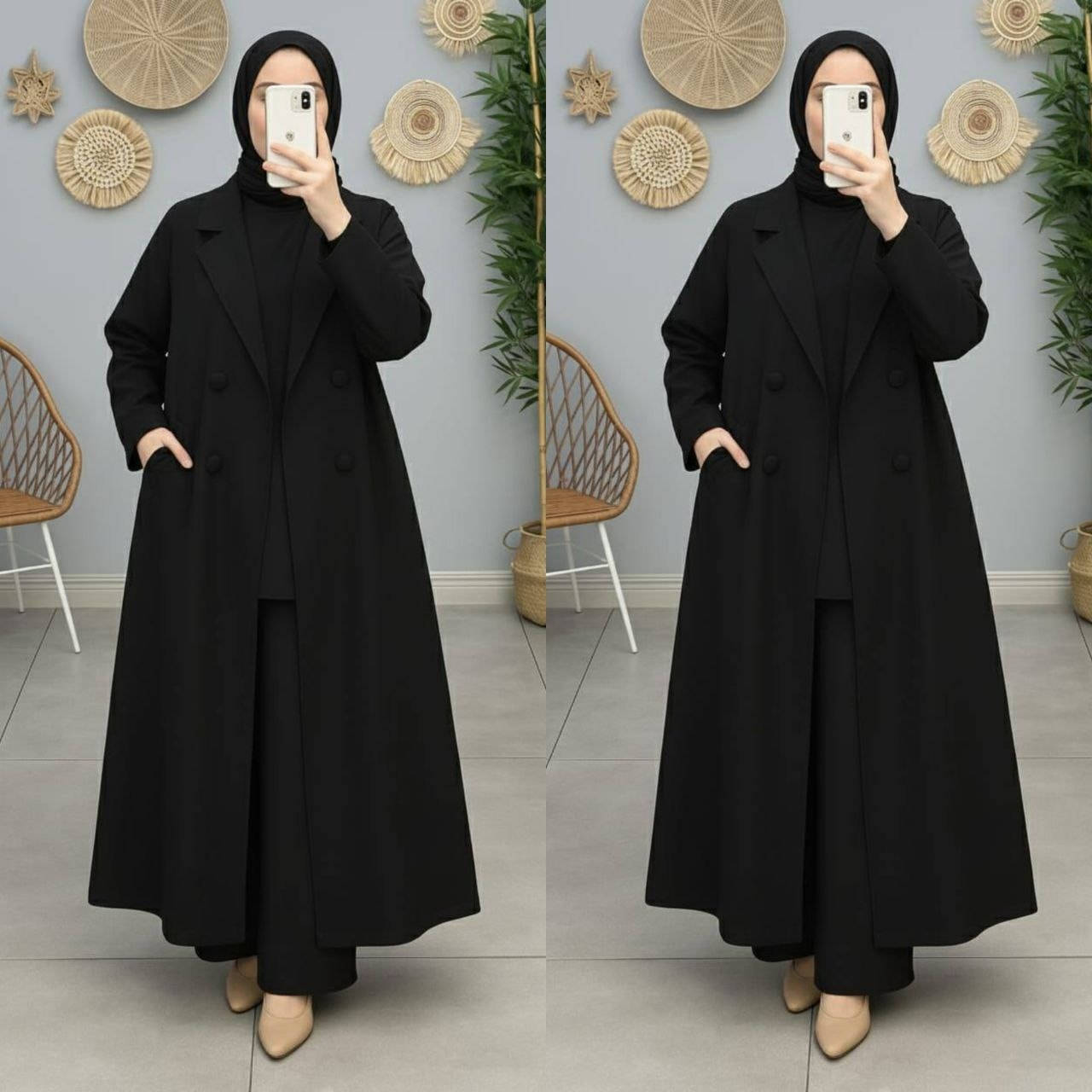 السعر ٧٥ ألف فقط
🚚 التوصيل مجاني لكل محافظات العراق
طقم ٣ قطع جدا فخم 

🧵 الخامة: دابل ناعم مبطن ب الكامل 
👚 القطعة الداخلية بلوزة كاملة (مو كت) أيضًا دابل
🧥 طول السترة: 132 سم
📏 القياسات المتوفرة: 46 – 48 – 50 – 52 – 54_56
💬 للحجز والاستفسار مراسلة البيج 
وأهلاً وسهلاً بالجميع 🌷


**إذا كنت صاحب هذا الإعلان وتريد حذفه لأي سبب، رجاءا أرسل رسالة إلى الدعم الفني**