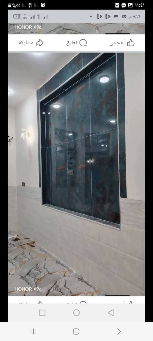 ١٠٠متر غرفه وصاله ومطبخ وحمامات وستقبال وحمامات داخليه وخارجيه العنوان نجف الاشرف مقابيل قريه القدير عمود ٢٨٢مقابل مكتب التساهل ***********اتساب النجف, العراق
