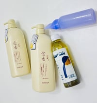 طقم عناية شعر • شامبو ساكورا • زيت بنت السلطان