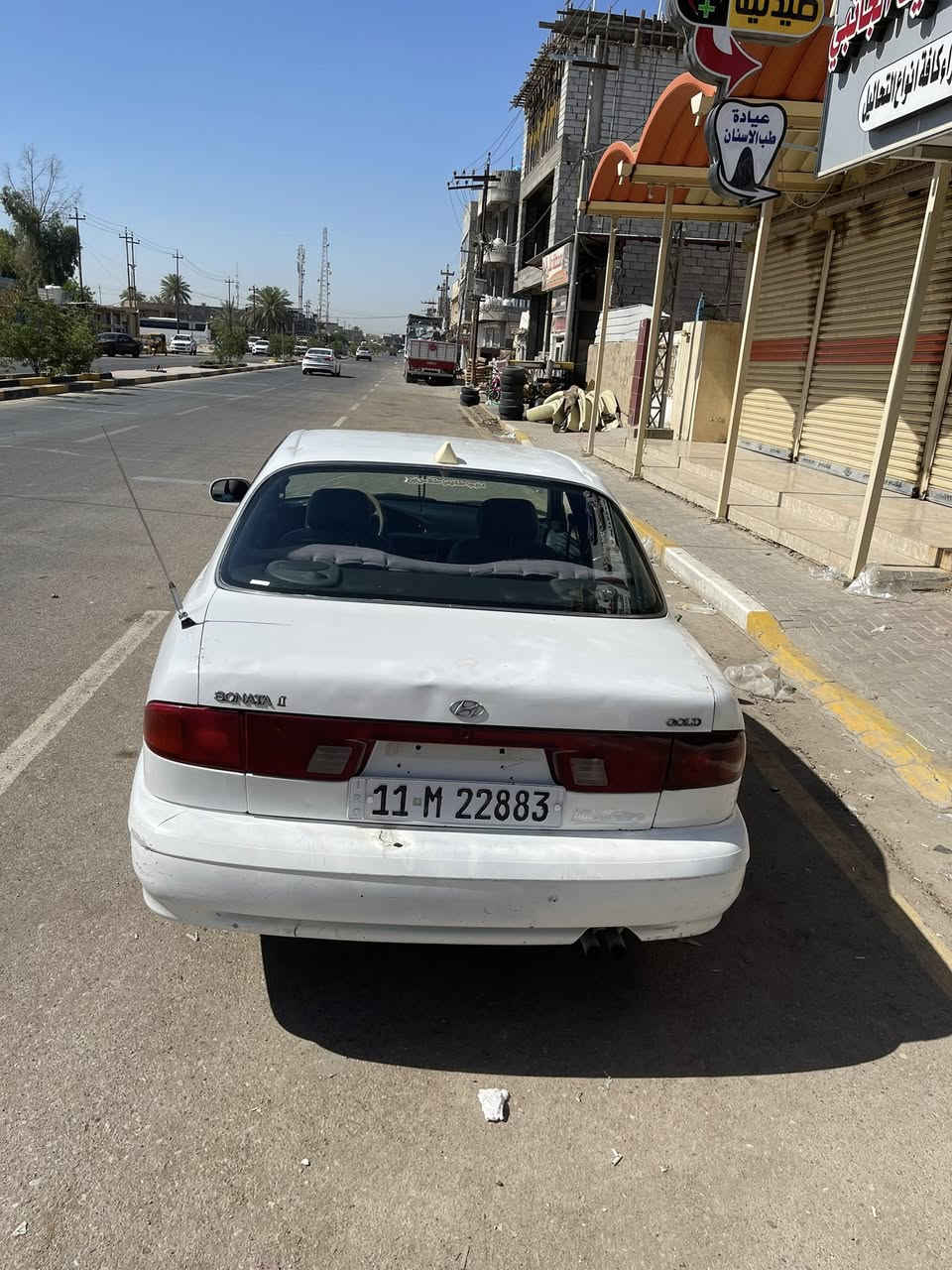 سلام عليكم
سوناتة 2 موديل 1993  رقم بغداد انكليزي 
سيارة بلادية بدون صبغ وبدون حادث على وضع الشركة 
بيها طخطخات خفيفة 
كير و محرك مكفولات. محرك بدون تبخير وبدون نضوح ولا تنقيص
سيارة كاملة مكملة بدون اي نقص 
كهربائيات كلها كاملة تبريد ثلج ❄️ 
صدر جديد تخم تاير جديد 
عليها ادامة كاملة 
غرفتها كلش نضيفة ومدوشمة  
شاشة بلوتوث 
نضام سماعات كامل . 
السعر 44 وبيها مجال 
ديالى بعقوبة التحرير 
*********** 
خاص و واتساب متوفر
