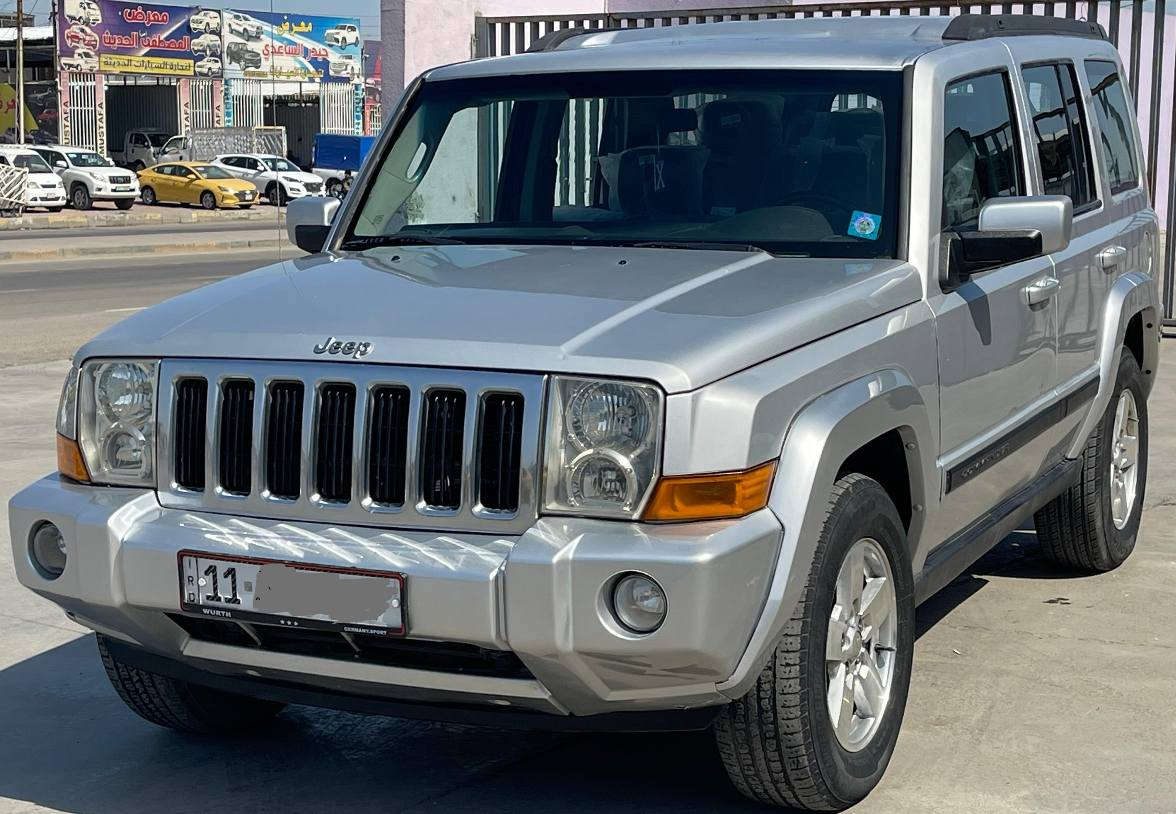 للبيع جيب كوماندر 2007 وارد امريكي كلين كفاله ضربه بيها نص جاملغ خلفي  يم قبق البانزين بدون ضربه محرك 6 سلندر 3700 مكينه كير جاهازات تبريد ثلج 3 قطع 7 راكب شاشه اعطال كشن كهرباء تو ويل حساسات اصطفاف كامره شاشه جبيره رقم بغداد دولي للاستفسار *********** السعر 105 وبيها مجال بسيط مكانها بغداد شارع فلسطين بغداد, العراق
