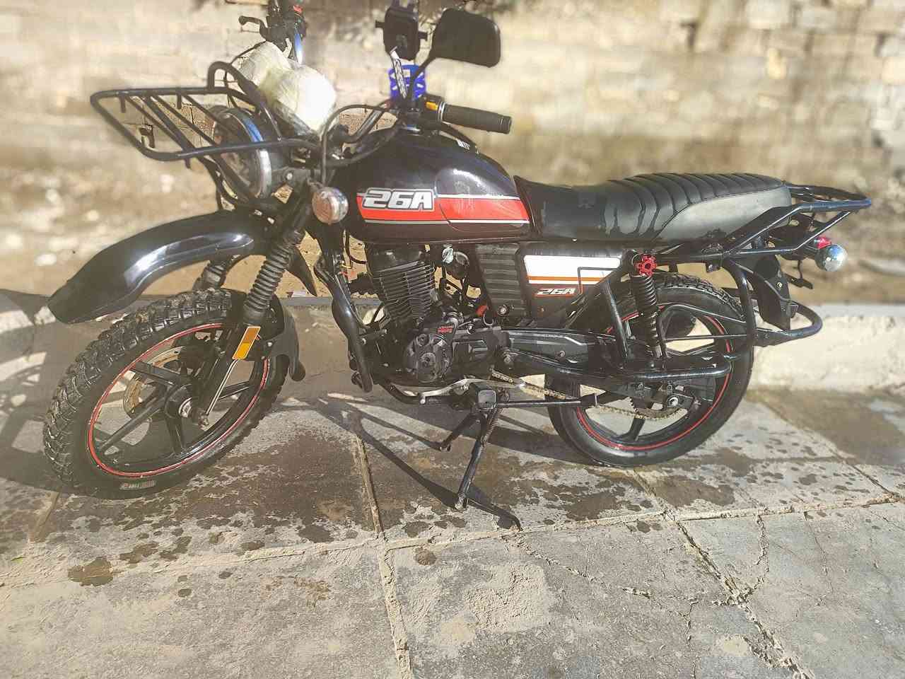 سلام عليكم دايون جبلي موديل 22 مكينه 150 دراجه جاهزه وخير من الله مكاني بغداد نهروان دراجه مصبوخه عام..........
‏‪0777 236 0253‬‏
