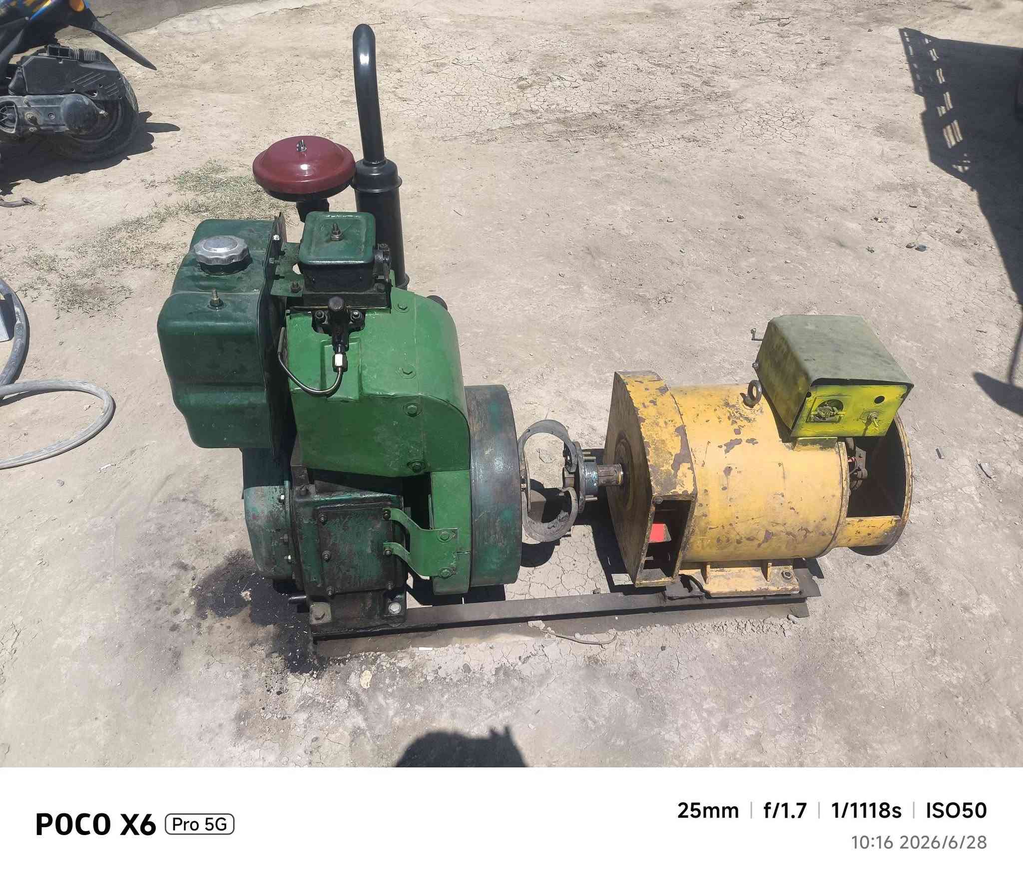 السلام عليكم مولده نظيفه للبيع سعر 650 وبيها مجال محرك 10 حصان زائد راس
10 كيفي مكاني بابل قضاء الكفل اتصال على هذا الرقم***********
