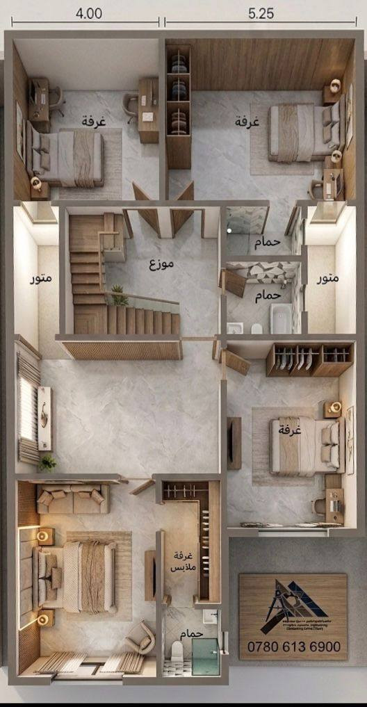 الإبداع عنوانه مكتب التجمع للتعهدات الهندسية
تصميم 3D Floor Plan لمنزل سكني بمساحة 200 م²، لأحد المشاريع التي سيتم تنفيذها قريباً بإذن الله على يد كوادرنا الهندسية المتخصصة.
نحرص في مكتب التجمع على تقديم تصاميم هندسية عصرية تجمع بين الجمال الوظيفي والاستغلال الأمثل للمساحة، وصولاً إلى تنفيذ متقن يليق بثقة عملائنا.
خدماتنا:
1. تصميم المخططات الهندسية والمعمارية
2. تنفيذ المشاريع السكنية والتجارية
3. الترميم والتأهيل
4. كافة التعهدات العامة
 مكتب التجمع للتعهدات الهندسية
الحلة – شارع مركز شرطة الفيحاء
مقابل دائرة الإحصاء
📞 ***********
