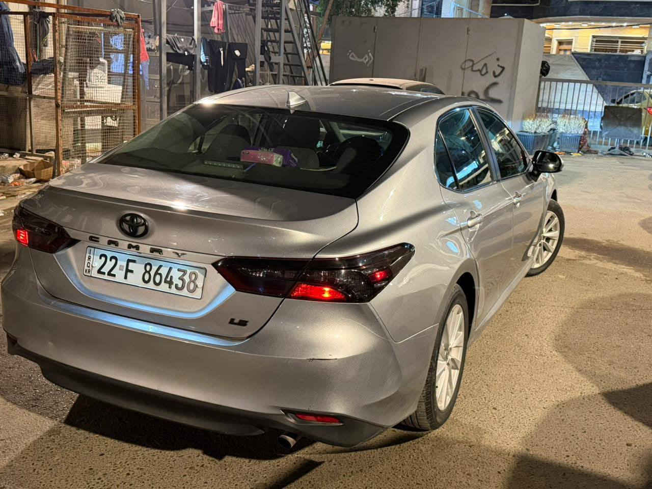 كامري 2022 le بانزين 

مواصفات عادية ماشية 35 الف مايل فقط 
رقم اربيل باسمي تحويل مباشر 

حادثها قطعتين باب السائق و الخلفي فقط
و بيها ملاحظات موضحهن بلصور مثل بارد بلجاملغ الخلفي و شخط بلباب 

الباقي كفالة على وضع الشركة ما بيها اي نقص 
مكينة كير تبريد صدر كولشي مكفول 
شرط الفحص

السعر 🔴 195 🔴 و بيها مجال تعال شوفها و بيك خير و تدلل او مراوس اذا اكو 

مكاني بغداد الغزالية 

للاستفسار اكثر 
‏‪***********‬‏ بغداد, العراق
