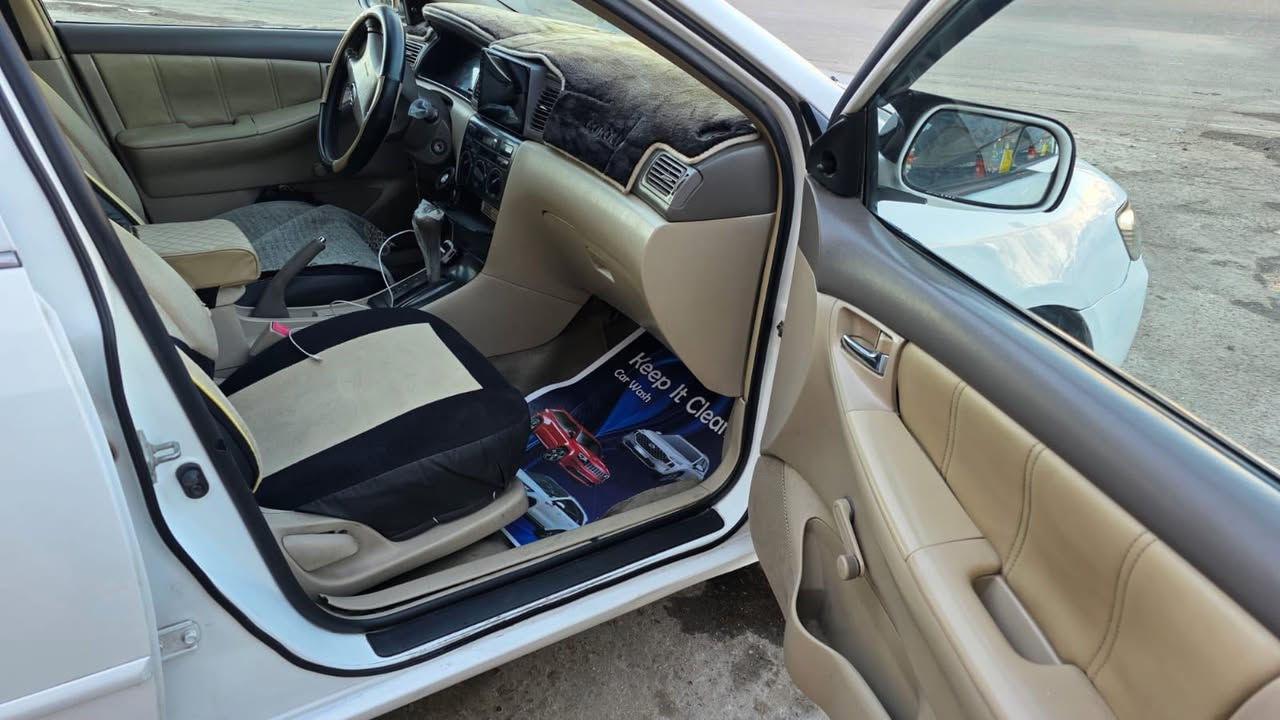 السلام عليكم كورلا بياچو 2006سيارة حلوة جاهزة من كل شي مصبوغة عدئ القمارة اب اسمي رقم بغداد مميز محرك 1800 جبير السعر 90$ ***********مكاني بغداد حي الاعلام
