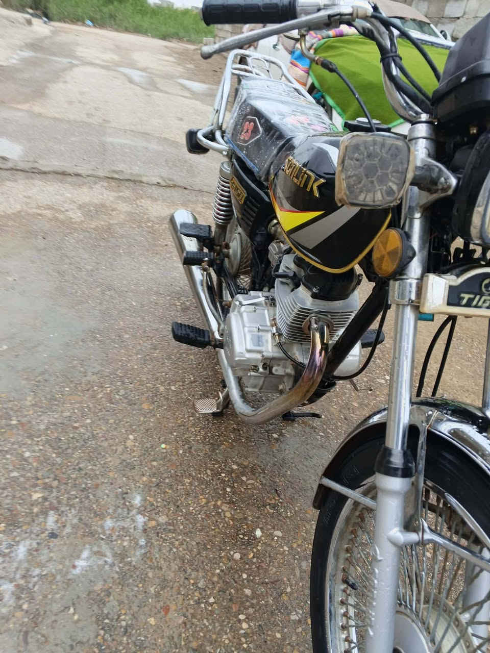 السلام عليكم دراجه تايكر موديل 23 اي نقص ما بيها الدراجه مكفوله اوراق كامله مكان ديالى بعقوبه رقم الهاتف رقم ***********
