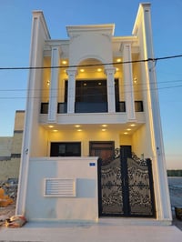 #دارللبيع المساحة  ١٠٠م بواجهة ٥×٢٠ بناء سنة ٢٠٢٦ من الاساس وعلى شارع ...