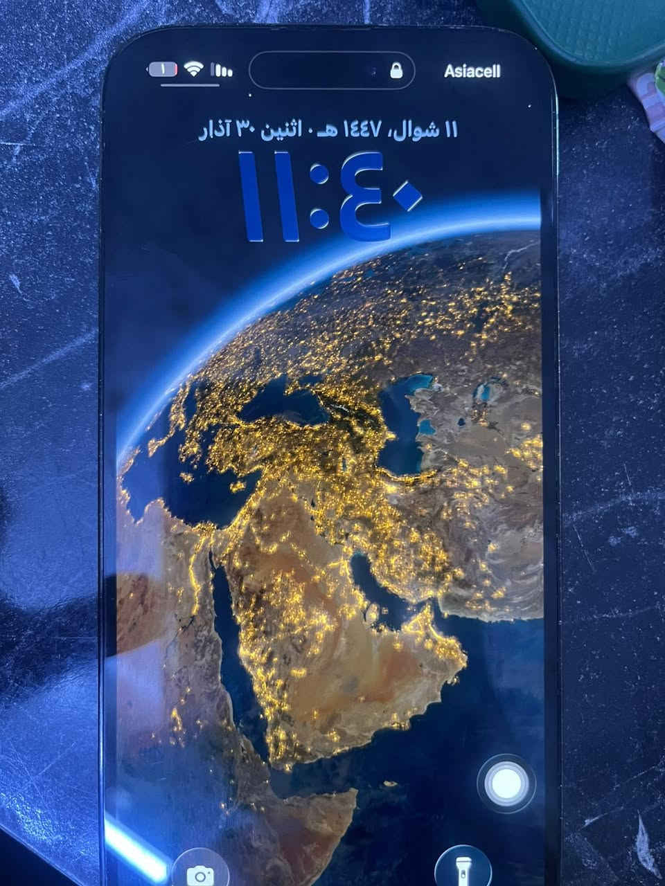 سلام عليكم ايفون 14pro max ذاكره 256 بطاريه 84%  لاستفسار اتصل علا هاذا الرقم ***********.      مكاني بغداد الشعب السعر ٨٢٥الف  مكفول ما مفتوح الجهاز
