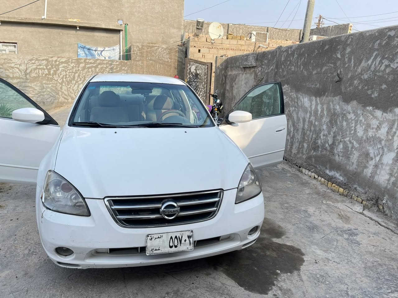 السلام عليكم نيسان التيما 2006 سويج جاهزه تبريد مكينه حداديه كله جديد صبغ جماليه رقم بغداد معامله كامله سعره 53 وبيه مجال  لان عندي ضرف الله يجفكم الشر

***********
