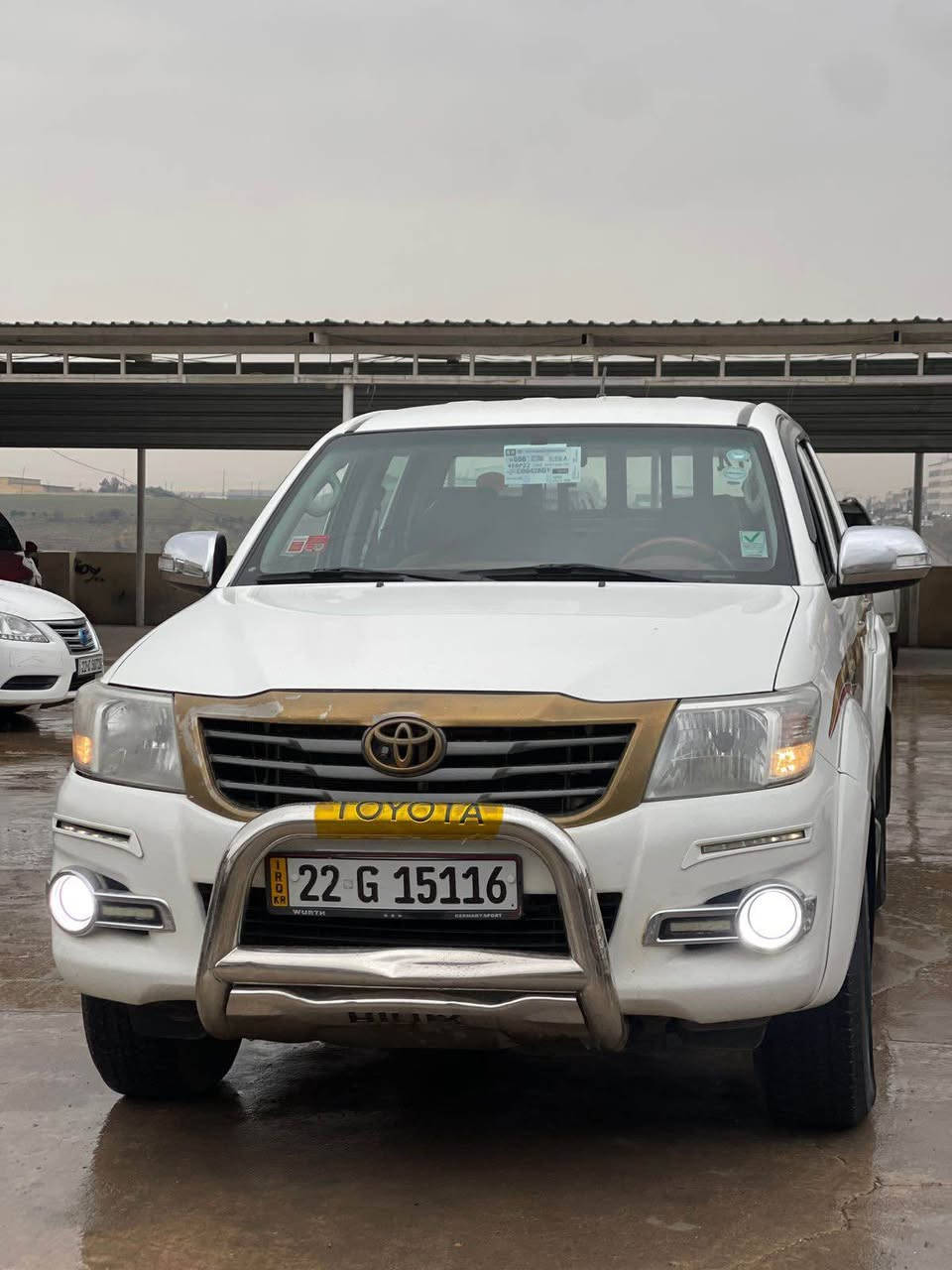 TOYOTA HILUX 2014 
شريكه  سيد نهرو 
بي سبخ 
تعديل نيه 
سياره نمونه يه له جواني 
تحويل وكاله شه رت 
چار تاي جديد
شوين اكري 
موبايل ***********
سعر 221$توزيك مجال أربيل, العراق
