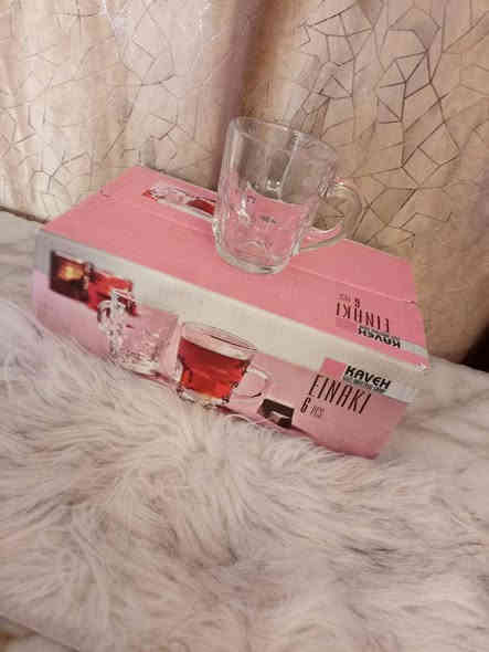 استكان شاي +اكوابه التواصل على الرقم 
                      ***********
توصيل داخل ميسان موجود
