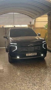 شوفرليت تاهو 2025 بريمير رقم بغداد مميز فول مواصفات اعلى فئة لون اسود ...