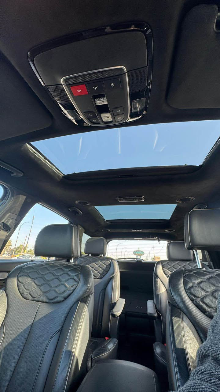 اسم السيارة:هونداي بلسياد. 
الفئة:كلكراف. 
المديل:2022 محدثه 2023
اللوحة:بغداد . 
السعر: 280 ورقة مع المجال البسيط. 
الضرر:بنيد + صبغ جاملخ ايمن 
*السيارة مكفوله من الغرق والحرق. 
————————————————————————
1-حجم المحرك 6 سلندر 3800. 
2-عداد المسافة  40 الف ميل. 
3-بصمة ابواب وتشغيل عن بعد. 
4-زينون عالي ناصي آصل. 
5-فتحة سقف. 
6-رادر جانبي مانع اجتياز. 
7-فور ويل درايف.4*4. 
8-تحديد مسار. 
9-كامرات محيطية. 
10-حساس حلفي. 
11-شاشة كبيرة مع كامل ايعزتها. 
12-تدفئة+تبريد الكراسي الامامية. 
13-تحكم ستيرن جهيتن. 
14-جنطة كهرباء. 
15-حساس خلفي. 
16-سستم صوت متكامل. 
17-كنترول تبريد خلفي منفصل. 
18-كشن سياحي. Vip. 
19-رادر امامي. 
20-الكراسي الامامية كهرباء. 
21- ٧ راكب ٣ قطع تبريد. 
22-اشاير مري قابلة للطيء. 
23-مقاعد جلد اسود بلادي. 
*وباقي الموصفات المعروفة في فئة (كلكراف). 

————————————————————————
للأستفسار:
‭*********** كربلاء, العراق
