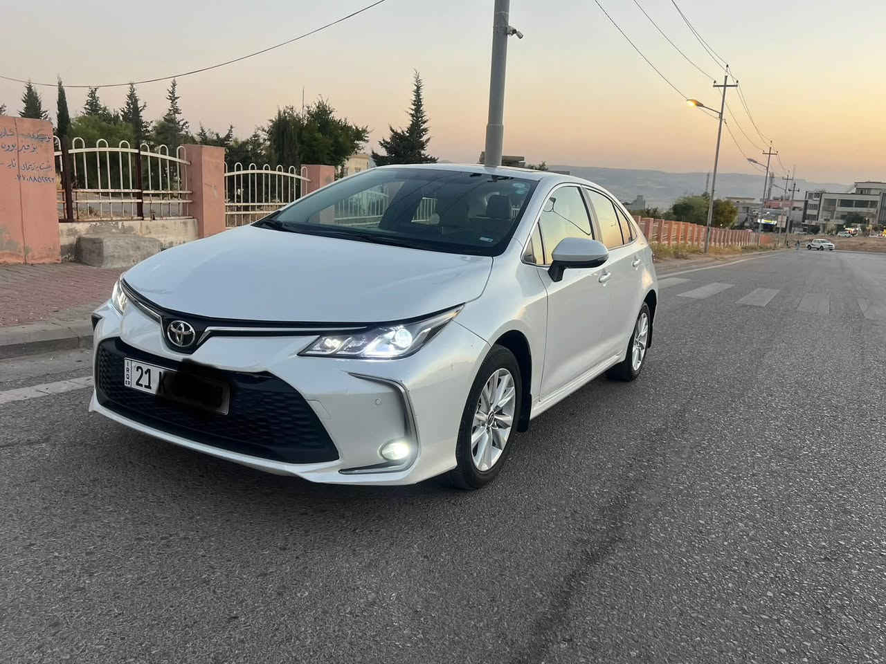 السلام عليكم للبيع كرولا 2023  شريكه ساز 
مواصفات  فول 
محرك1800
ماشيه 72 
سعر 168
بدن صبخ مكنين بارد 
السياره بأسميمكانها السليمانية للاستفسار فقط اتصال
***********
