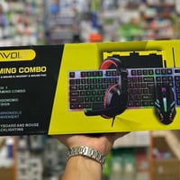 T-WOLF TF240 • حزمة ألعاب 4 في 1 • كيبورد RGB