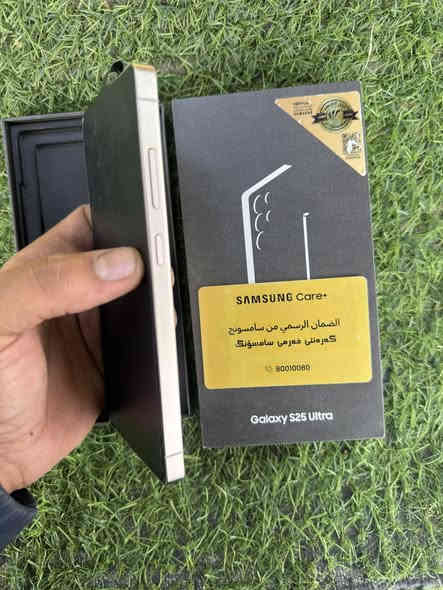 لسلام عليكم s25 ألترا ذاكره 512 512 512 الجهاز شرق اوسط عين الفهد ضمان شاشه الكيبل الاصلي مالته بعده ما مفتوح الله شاهد ما شاحنه ولا مره البارحه شتريته او اريد ابيعه بعده جديد زلغ بكد الشعره ما بي اريده ب1250 او بي مجال مكاني بغداد 
***********
