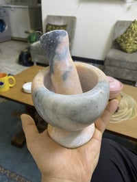 هاونات رخام طبيعي • كيلو ونص • ضمان فحص