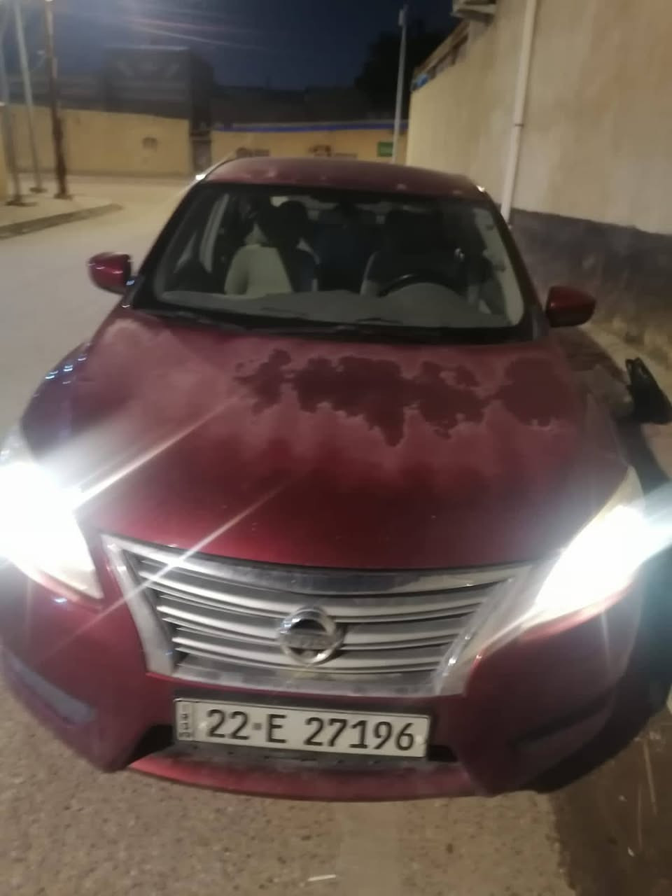 هالسلام عليكم نيسان سنترا خليجي بسم شخص من البصره بيهه جراد قماره وبنيد وبيهه ضربه خفيف باب السائق مصلحه 
السعر 95 وبيهه مجال قليل 
***********
