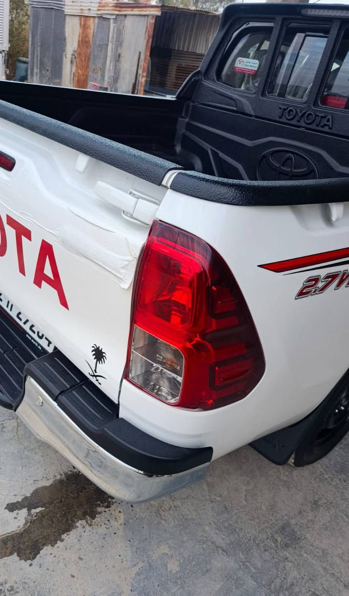 سلام عليكم ورحمه الله وبركاته
للبيع هايلوكس تيوتا 2024 ساز
 فوووووول مواصفات كير عادي كفاله عامه 
رقم اربيل بسم كردي سياره على أيدي من زيرو وكاله بسمي
ماشيه 31 تفاصيل اكثر اتصال *********** مكاني بغداد س268/
