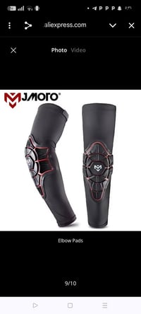 واقي ركبة • جلد • دراجات