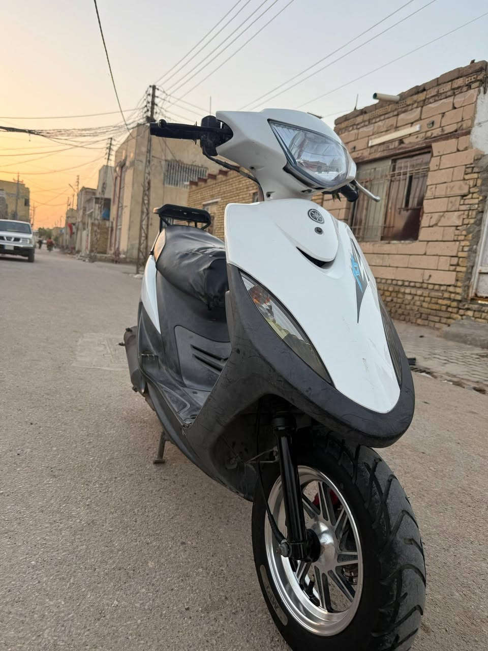 سلام عليكم دراجه ماكس عدل نضيفه فول الفول كلشي بيه شغال شرط الفحص برغي مامفتوح بيه نضافه فول سعره950 وبيه مجال الناصرية حي شهداء مركز***********
