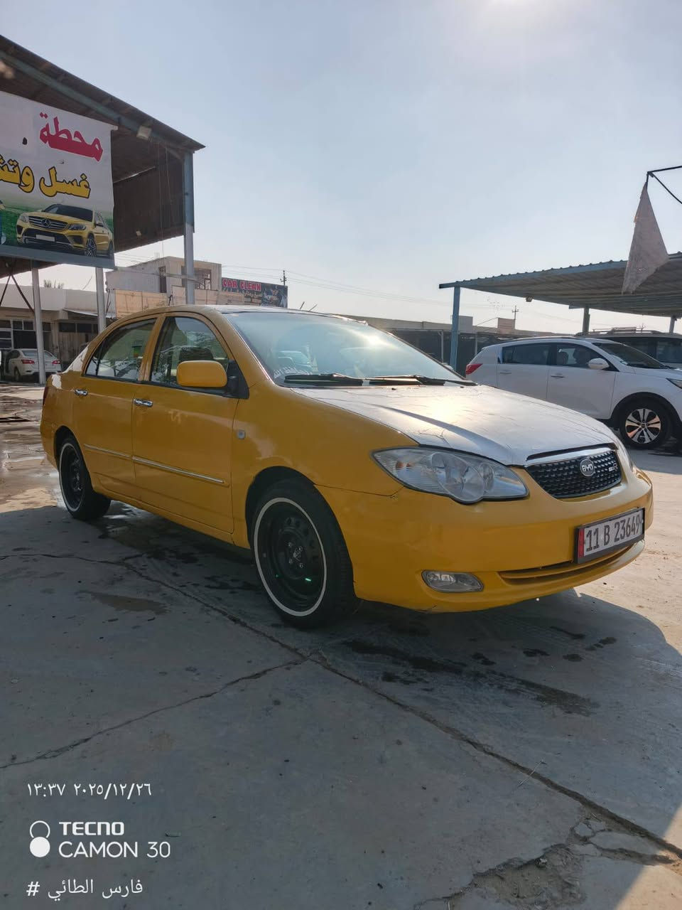 السلام عليكم من رخصه الادمن
بي واي دي اف3 للبيع موديل 2011 بسمي شرط التحويل سنويه ل2028 ارقام انكليزي مكينة بيها تبخير كير كلج صدرخلفي وامامي جديد مشط استيرن جديد تخم تايرات جدد داينمو جديد نوزلات جدد عبوه فيتم جديدة بيها صبغ مكانات ابيع حزام السعر 37$ وبيها مجال قليل للاستفسار *********** ابو احمد مكاني بغداد الراشديه
