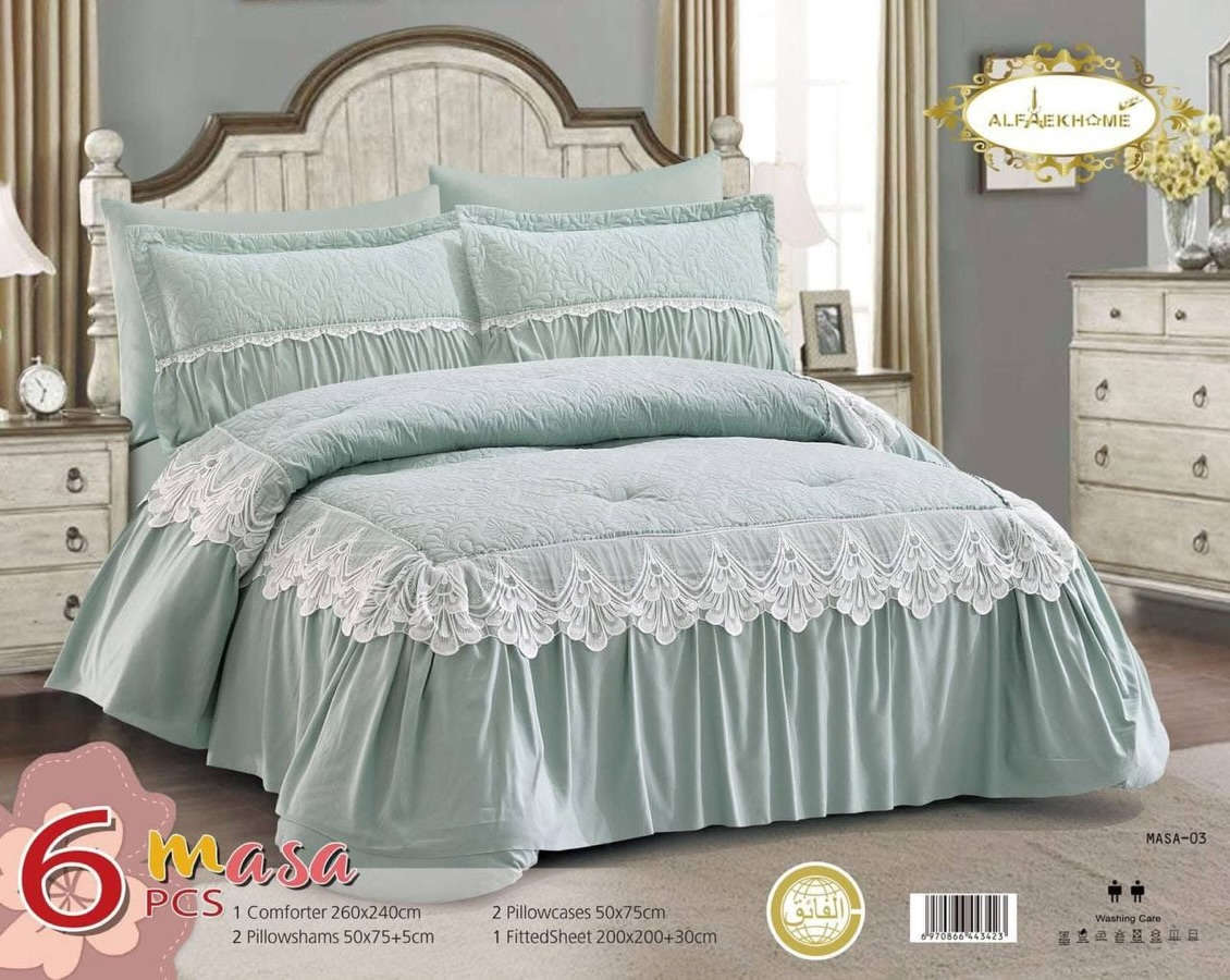 🔥 لحاف نفرين6 قطعة – فخامة أوربية 🔥

✨ Soft Jacquard ناعم وراقي
✔️ مع شهادة الجودة العالمية

🛏️ المواصفات:
✔️ قياس اللحاف: 240×260 (King Size)
✔️ الشرشف: 200×200+30
✔️ 2 وجه مخدة سادة (50×70)
✔️ 2 وجه مخدة جاكار (50×70+5)

💎 خامة ناعمة + شكل فخم يغيّر غرفة النوم بالكامل

💰 السعر:65.000 فقط

⚠️ الكمية محدودة… مناسب للعرايس والذوق الراقي

البيت الملكي للمفروشات –📍قضاء بلد 
شارع العريض - قرب حلويات احفاد علي الحمداني
للحجز والاستفسار : واتساب ***********

