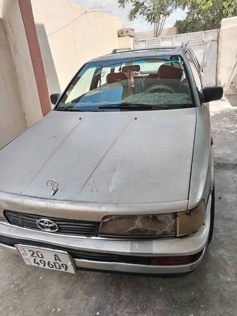 موديل 91
رصاصي
الهزه جديده
رقم جديد انكليزي
سنويه لل29
تحويل مباشر 
تخم تاير
صدرها البارخه كملته
كهربائيات كلها شغاله 
دوشمة
مكينه حاويه ياباني ام جف
كير واكسل كير خير من الله
گيجات كلها شغاله
سياره بلاديه بيها فقط جراد 
تراي للبصره
السعر 38 وبيها مجال 
عنواني ديالى شهربان 
***********
