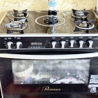 طباخ ٥ عيون • ٤ غاز + ليزرية • يحتاج تنظيف