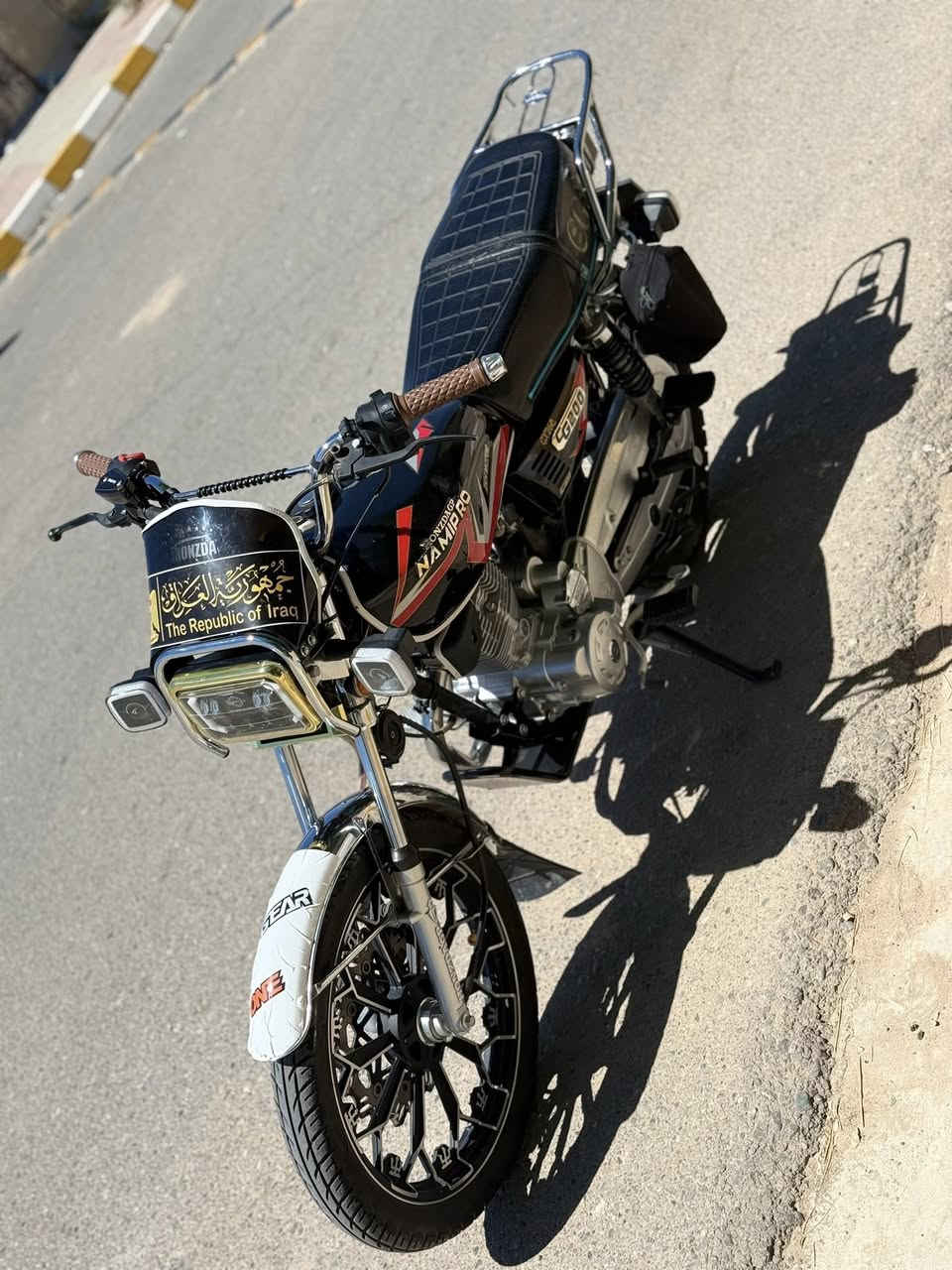 للبيع نامه برو موديل 25 لدراجه مكفوله خير من الله العنوان سد حمرين السعر 700 وبيهاا مجال رقم ***********
