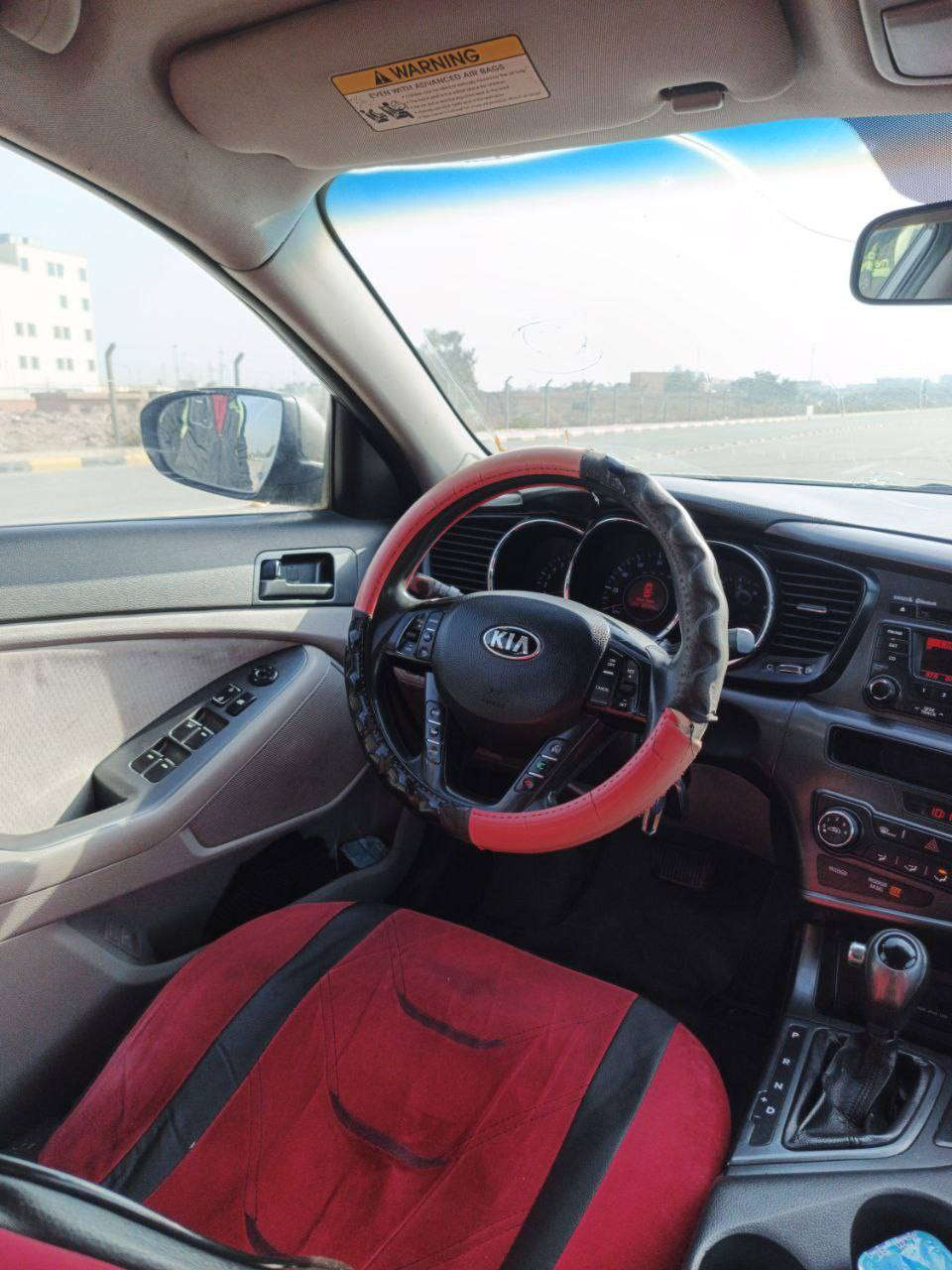 السلام عليكم 
للبيع كيا اوبتيما موديل2013 وارد  مواصفات إشارات  بالمري وتحكم استيرن ،ونظام ايكو وتحكم سرعة وغيرها من المواصفات رقم بغداد الجديد باسمي تحويل مباشر بيه اربع قطع صبغ جهة السائق حداده امامي خلفي كامل جديد وتخم تاير مع الاسبير جديد وباتري جديد والمحرك نظيف مع بنكه وراديتر وفابريتر جدد ، وتدفئة وتبريد،سيارة مال جناي للأستفسار
الأتصال على الرقم ***********
