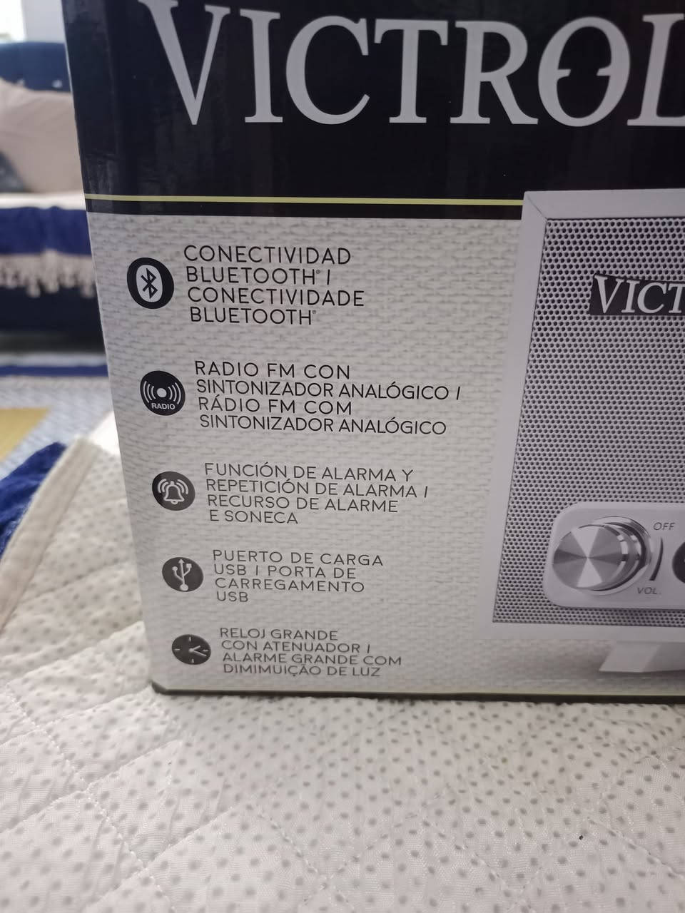 السلام عليكم ساعة منبه وسبيكر صوت عالي وراديو ماركة VICTROLA لوك كارتون السعر 35


**إذا كنت صاحب هذا الإعلان وتريد حذفه لأي سبب، رجاءا أرسل رسالة إلى الدعم الفني**