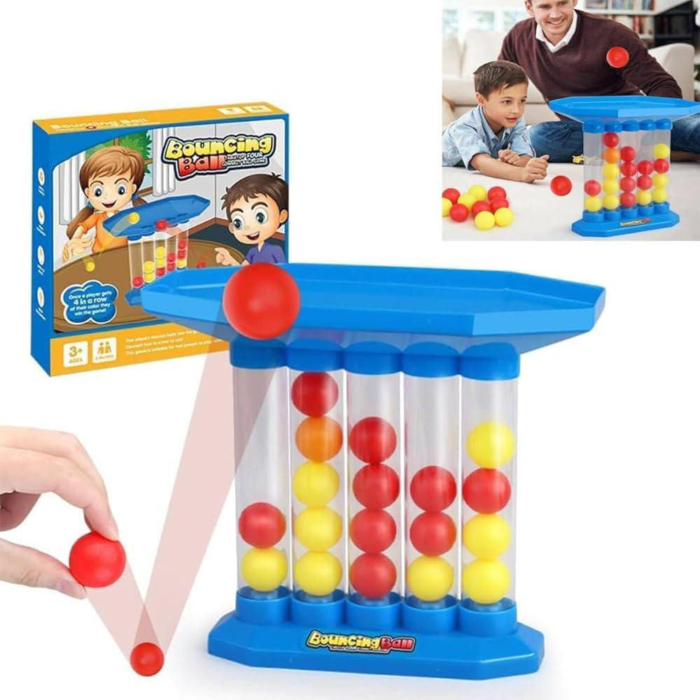 لعبة لوحية للكرات القافزة
هذه اللعبة هي "Bouncing Ball" (أو Bouncing Four)، وهي لعبة ألعاب لوحية تشبه في فكرتها لعبة "Connect 4" الكلاسيكية.
إليك أهم مواصفات ومميزات هذه اللعبة:
طريقة اللعب: تعتمد على مهارة الارتداد، حيث يقوم اللاعبون بارتداد الكرات لتستقر في الشبكة المخصصة، ويفوز من يتمكن من ترتيب 4 كرات من نفس لونه في صف واحد.
الفئة العمرية: مصممة للأطفال من سن 3 سنوات فما فوق.
مكونات اللعبة: تتضمن شبكة اللعب، ومجموعة من الكرات الملونة (عادةً باللونين الأصفر والأحمر، بالإضافة إلى كرة برتقالية).
الهدف التعليمي: تساعد في تطوير المهارات الحركية الدقيقة، التركيز، والتفكير الاستراتيجي لدى الأطفال.


**إذا كنت صاحب هذا الإعلان وتريد حذفه لأي سبب، رجاءا أرسل رسالة إلى الدعم الفني**