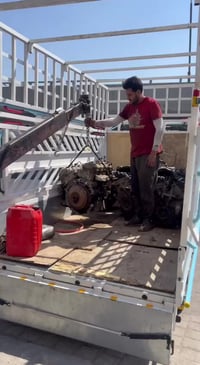 يالله بتارخ 2026/3/11/  وصول مكينة🛠️ +كير ⚙️+ فتح وشد 🔧 مكينة 3500 اكس...