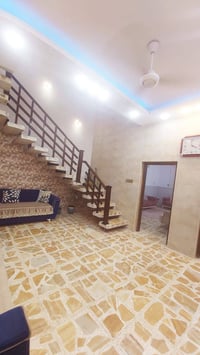 بيت للايجار ١٥٠ متر ٧ونص × ٢٠ متر بناء ٢٠١٤  الطابق الاول غرفتين نوم و...